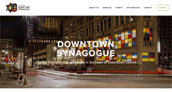 Desktop Screenshot of downtownsynagogue.org